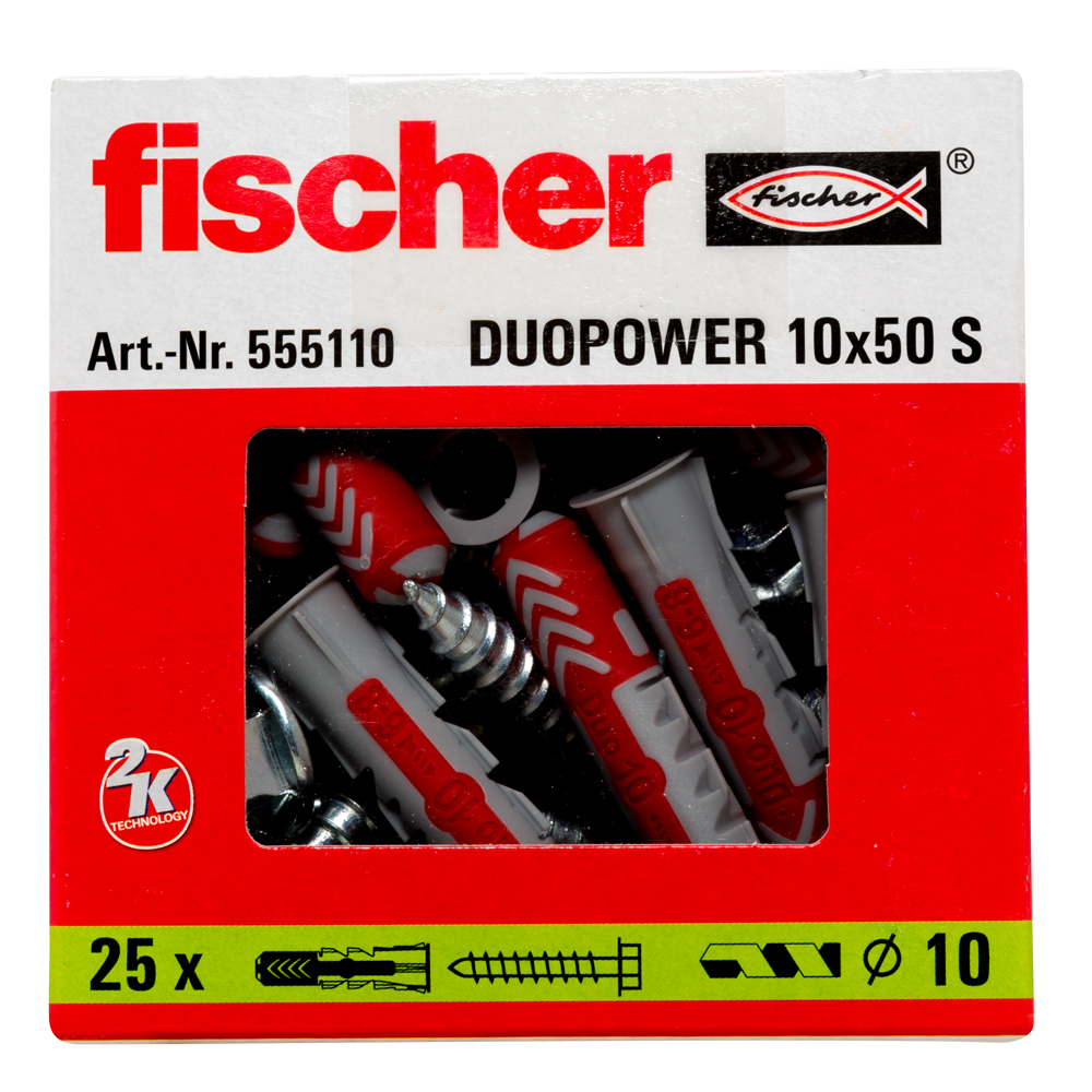 SUPERPREIS 738 TEILE ! Fischer DuoPower Dübel 5 6 8 10 Mm Kurz/Lang + Schrauben
