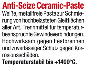 Keramik-Paste bis 1400 °C / PLASTIKTUBE