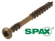 SPAX Fassadenschrauben Antikoptik, Linsensenkkopf, Fixiergewinde mit 4CUT-Spitze, T-Star plus (Torx = TX)