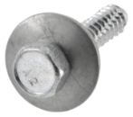 Art. Fassadenbauschrauben mit Blechgewinde, mit EPDM-Dichtscheibe 19 mm, montiert