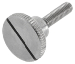 DIN 465 Rändelschrauben hohe Form, mit Schlitz