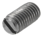 DIN 438 Gewindestifte mit Ringschneide, mit Schlitz