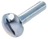 Art. Becherschrauben mit Schlitz, ohne Mutter und ohne Vierkantansatz, (Flachrundschrauben)