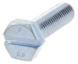 DIN 933 Sechskantschrauben, Gewinde bis Kopf mit Schlitz
