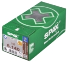 SPAX-Holzbauschrauben-Zylinderkopf-Vollgewinde-mit-4CUT-Spitze-T-Star-plus-Torx-TX-WIROX-Stahl-weiss-verzinkt
