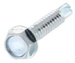 ISO 15480 Bohrschrauben mit Sechskant-Flanschkopf, Blechschraubengewinde