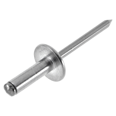 Blindnieten 5,0 mm – Flachkopf mit gerilltem Dorn aus A2-Edelstahl