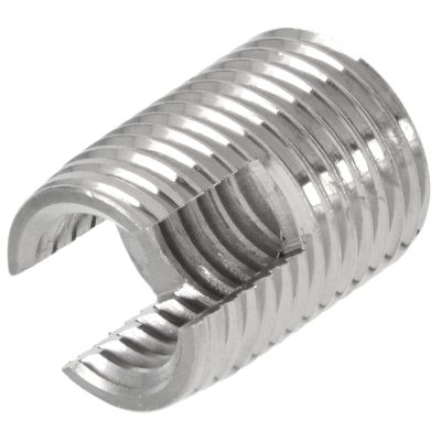 KIPP - GEWINDEEINSATZ SELBSTSCHNEIDEND, MIT SCHNEIDBOHRUNG, M12, L=12, STAHL Too